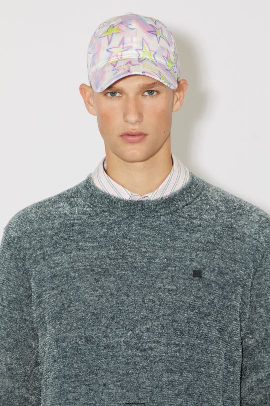 Acne Studios vaatteet harmaa 0VF2B937 pyöreä kaula-aukkoinen unisex-neulepusero