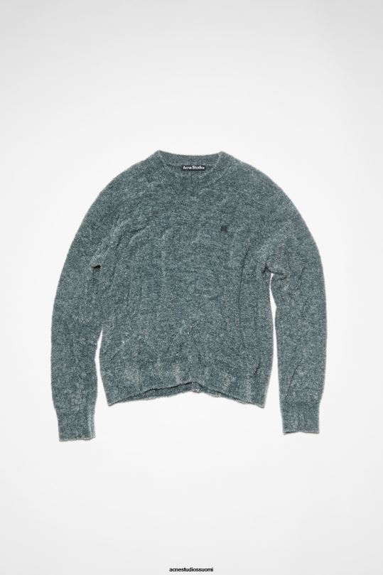 Acne Studios vaatteet harmaa 0VF2B937 pyöreä kaula-aukkoinen unisex-neulepusero