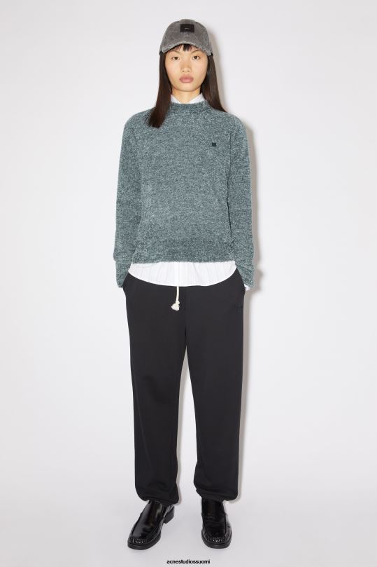 Acne Studios vaatteet harmaa 0VF2B94 pyöreä kaula-aukkoinen unisex-neulepusero