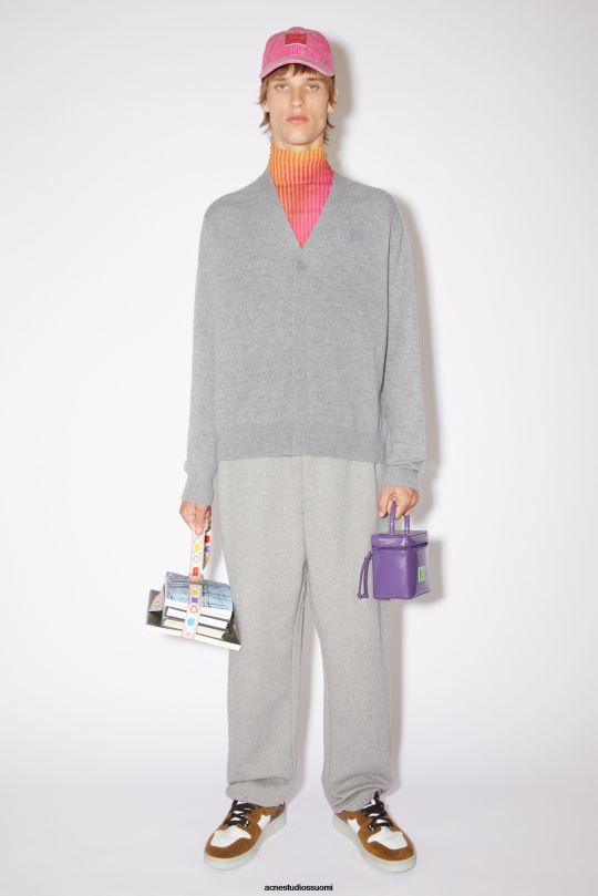 Acne Studios vaatteet harmaa melansi 0VF2B1182 villatakki unisex
