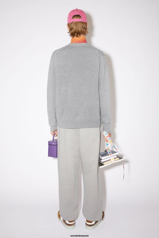 Acne Studios vaatteet harmaa melansi 0VF2B1182 villatakki unisex