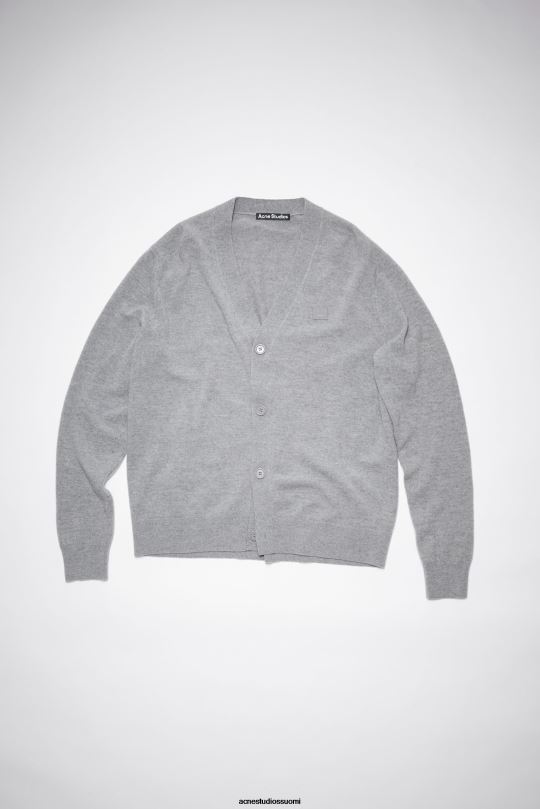 Acne Studios vaatteet harmaa melansi 0VF2B416 villatakki unisex