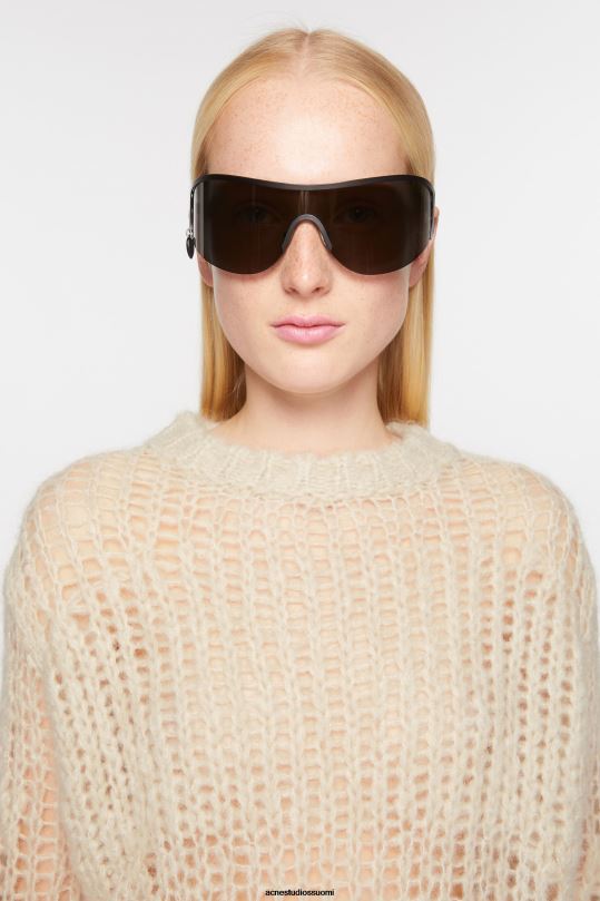 Acne Studios vaatteet hiekka beige 0VF2B69 mohair sekoituspusero