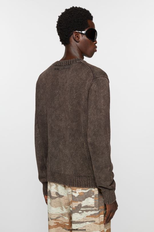 Acne Studios vaatteet kahvin ruskea 0VF2B1101 happopesu jumpperi