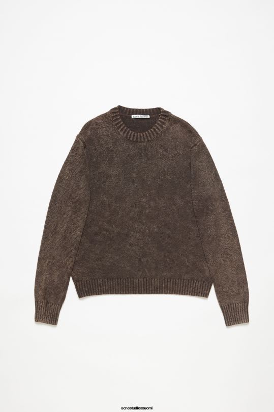 Acne Studios vaatteet kahvin ruskea 0VF2B1101 happopesu jumpperi