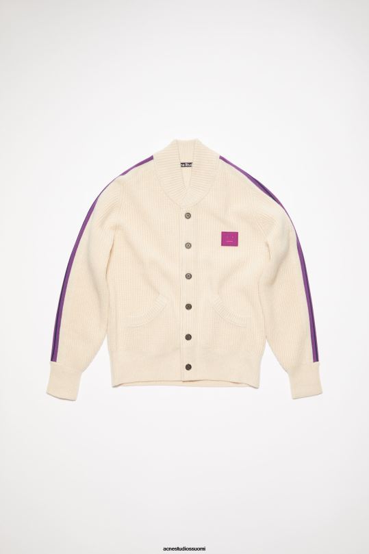 Acne Studios vaatteet kaurapuuro melange 0VF2B938 pyöreäkauluksinen neuletakki unisex