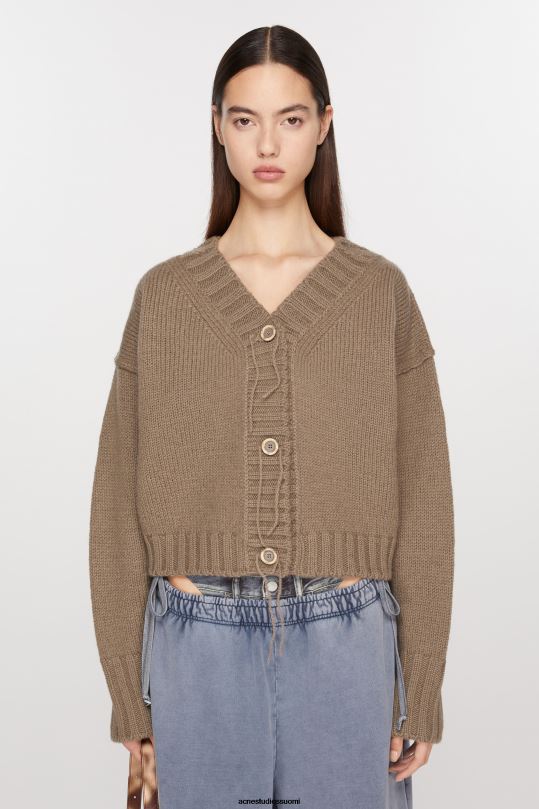 Acne Studios vaatteet mudan ruskea 0VF2B70 neuloa neuletakki