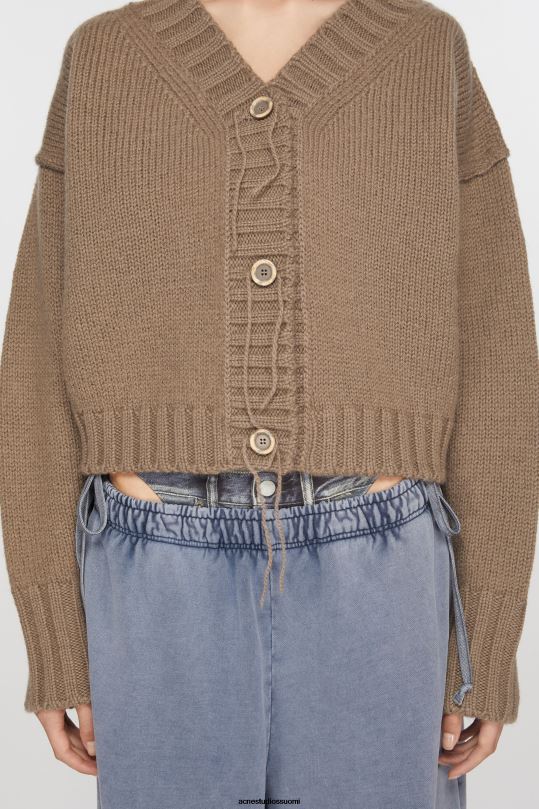 Acne Studios vaatteet mudan ruskea 0VF2B70 neuloa neuletakki