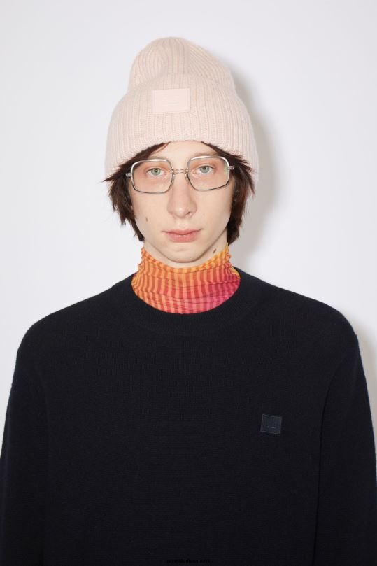 Acne Studios vaatteet musta 0VF2B1185 pyöreä kaula-aukkoinen neule unisex