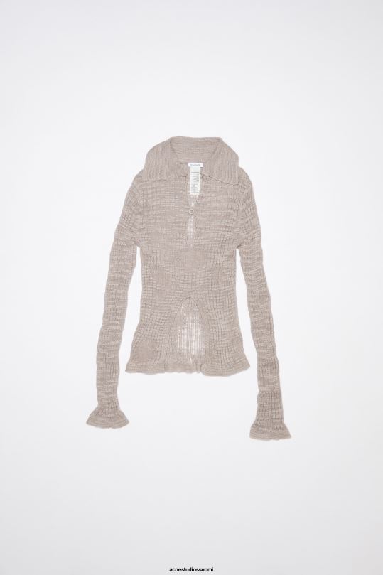 Acne Studios vaatteet pölyinen lila 0VF2B118 leveä kylkipusero
