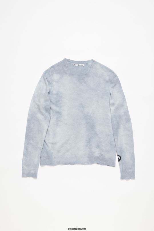 Acne Studios vaatteet pölyinen sininen 0VF2B921 pyöreä kauluspusero