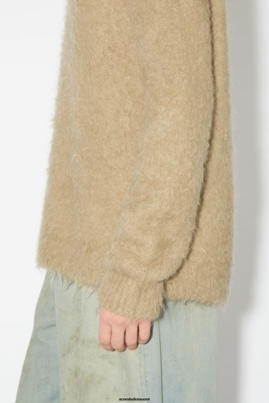Acne Studios vaatteet tumma beige 0VF2B946 mohair villapusero