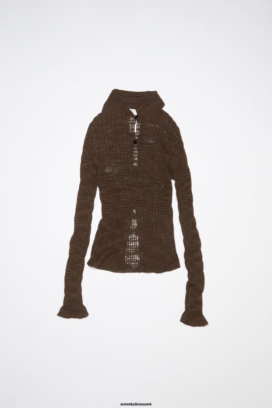 Acne Studios vaatteet tumman ruskea 0VF2B119 leveä kylkipusero