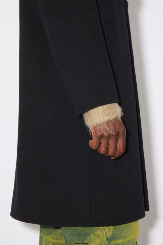 Acne Studios vaatteet musta 0VF2B908 yksirivinen takki
