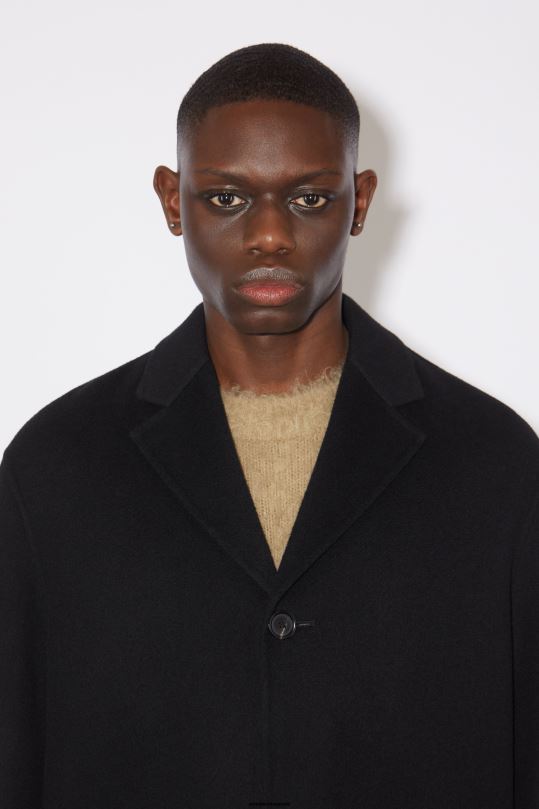 Acne Studios vaatteet musta 0VF2B908 yksirivinen takki