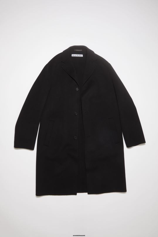 Acne Studios vaatteet musta 0VF2B908 yksirivinen takki