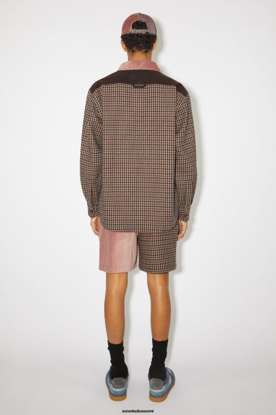 Acne Studios vaatteet pinkki/violetti 0VF2B906 tilkkutyöpaita unisex