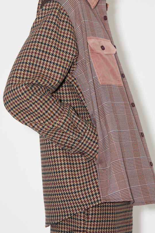 Acne Studios vaatteet pinkki/violetti 0VF2B906 tilkkutyöpaita unisex