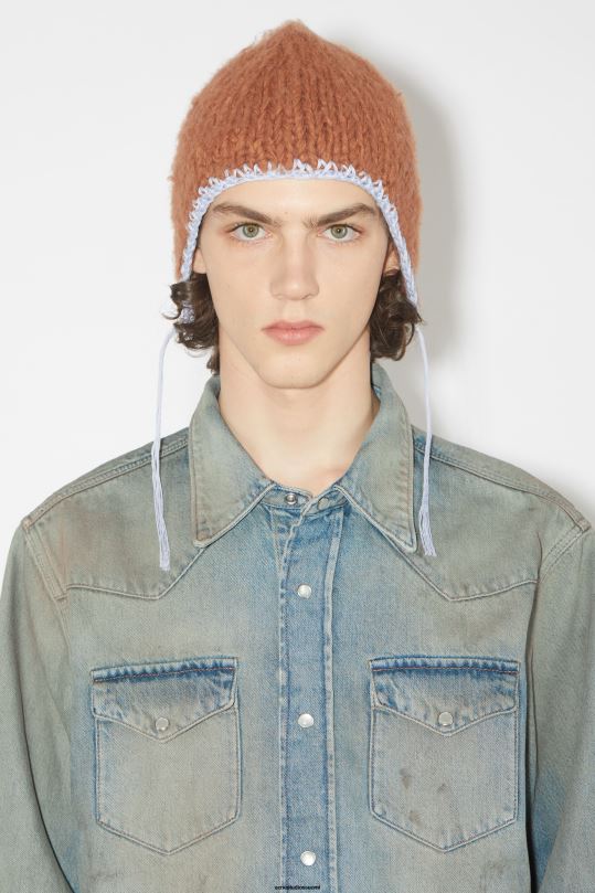 Acne Studios vaatteet keski sininen 0VF2B1009 denim napillinen paita