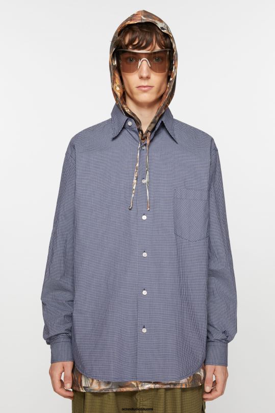 Acne Studios vaatteet laivasto 0VF2B987 pitkähihainen paita