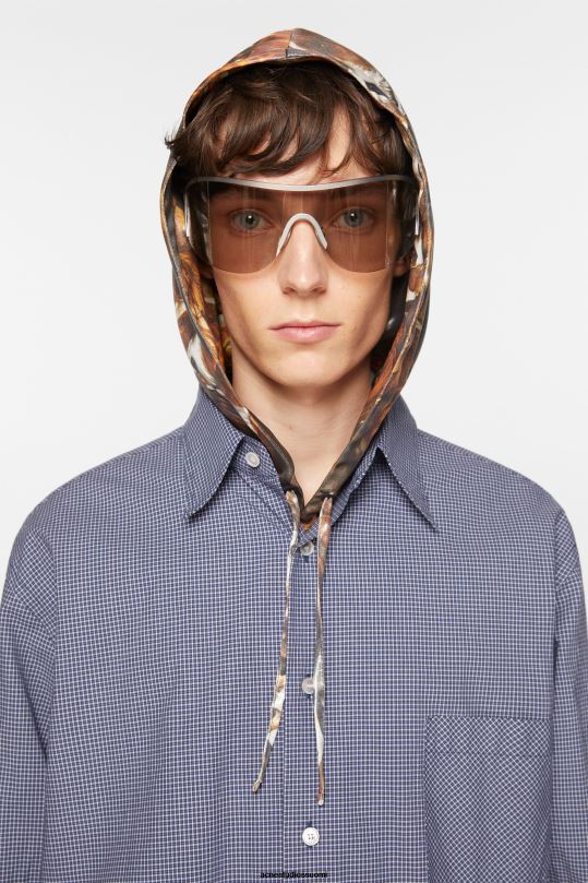 Acne Studios vaatteet laivasto 0VF2B987 pitkähihainen paita