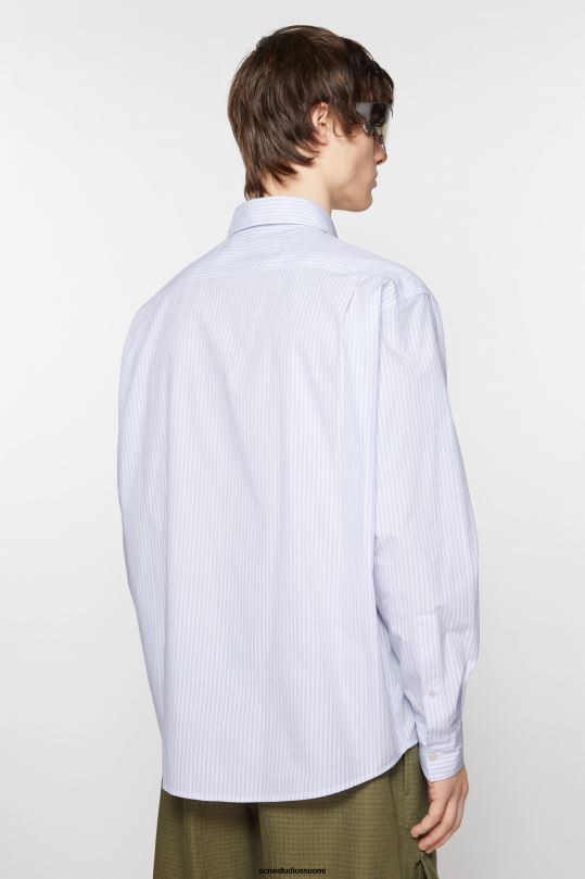 Acne Studios vaatteet lila/valkoinen 0VF2B1117 napillinen paita