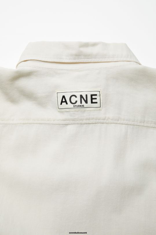 Acne Studios vaatteet luonnonvalkoinen 0VF2B989 napillinen paita