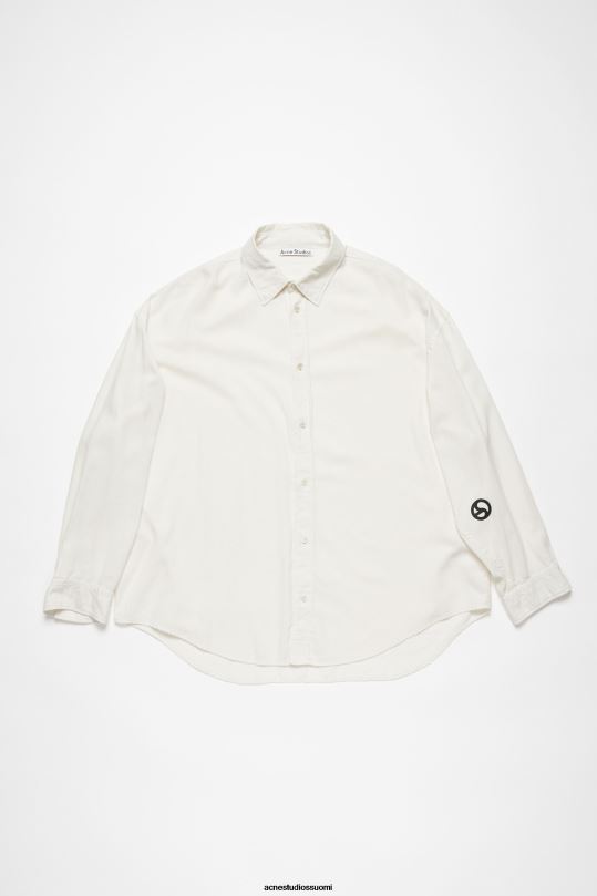 Acne Studios vaatteet luonnonvalkoinen 0VF2B989 napillinen paita