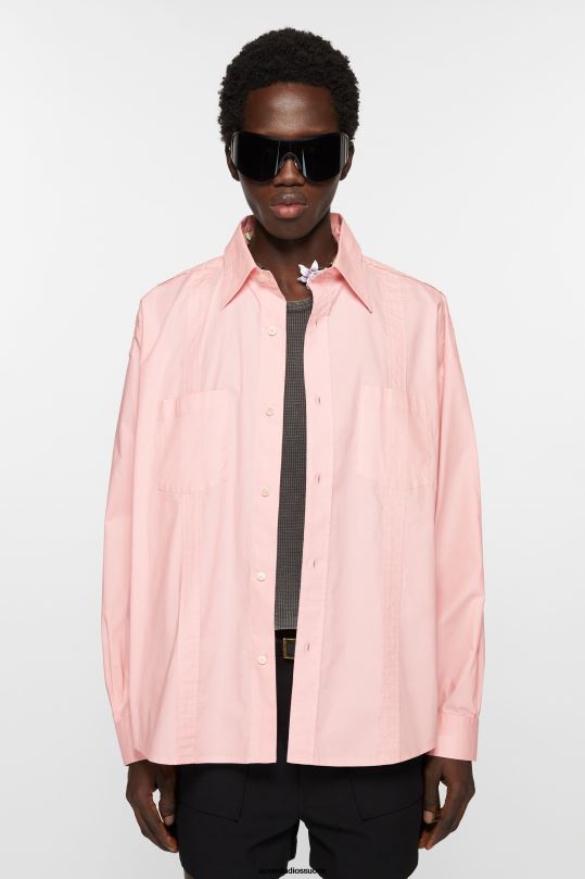 Acne Studios vaatteet vaaleanpunainen 0VF2B991 napillinen paita
