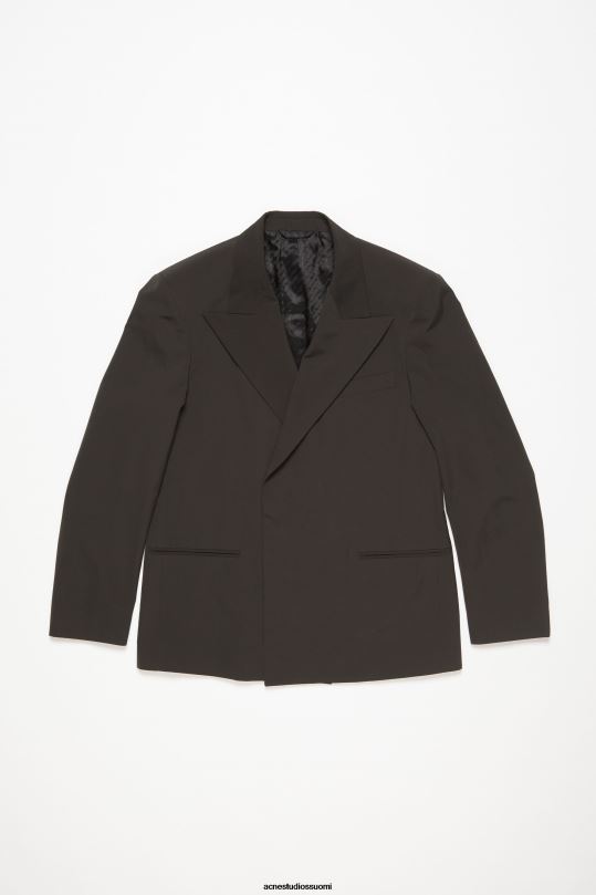 Acne Studios vaatteet kaakaonruskea 0VF2B950 tavallinen pukutakki