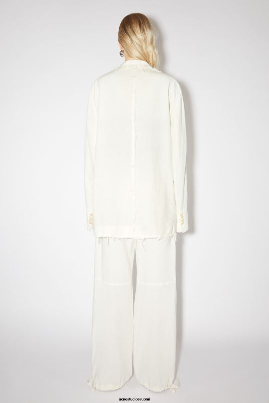 Acne Studios vaatteet lämmin valkoinen 0VF2B136 rennon istuvuuden pukutakki