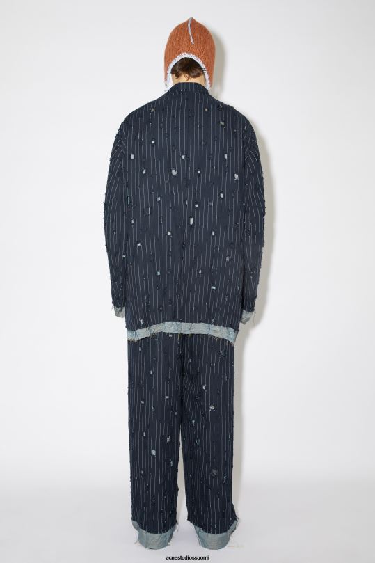 Acne Studios vaatteet laivasto 0VF2B958 oversized fit takki