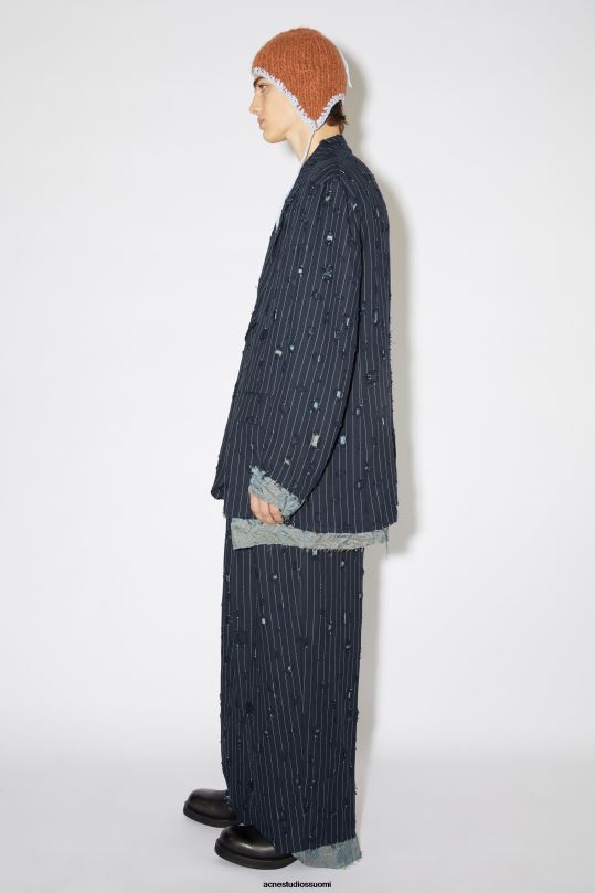 Acne Studios vaatteet laivasto 0VF2B958 oversized fit takki
