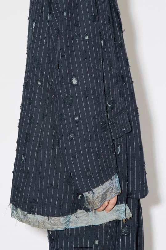 Acne Studios vaatteet laivasto 0VF2B958 oversized fit takki