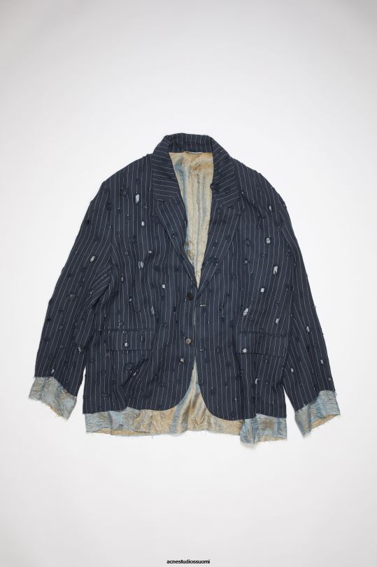 Acne Studios vaatteet laivasto 0VF2B958 oversized fit takki