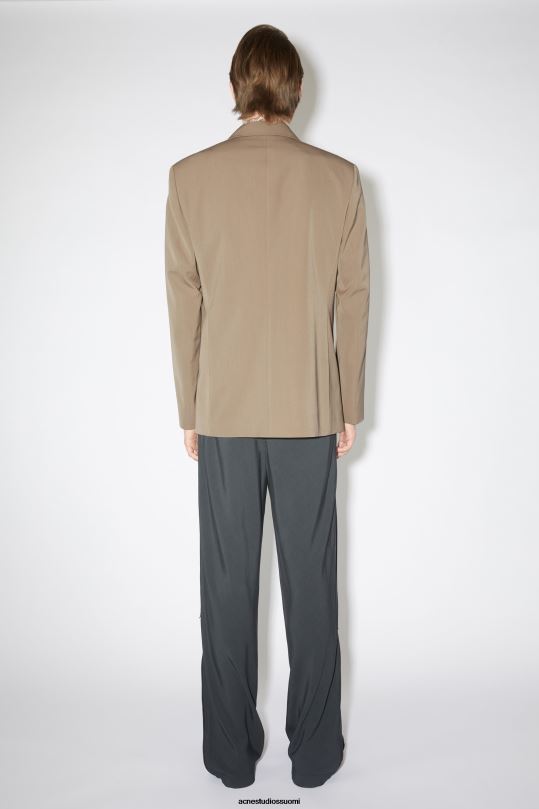 Acne Studios vaatteet mudan harmaa 0VF2B959 tavallinen pukutakki