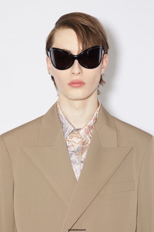 Acne Studios vaatteet mudan harmaa 0VF2B959 tavallinen pukutakki