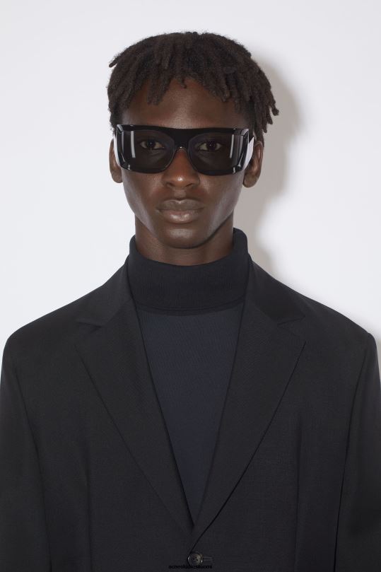 Acne Studios vaatteet musta 0VF2B1173 tavallinen pukutakki