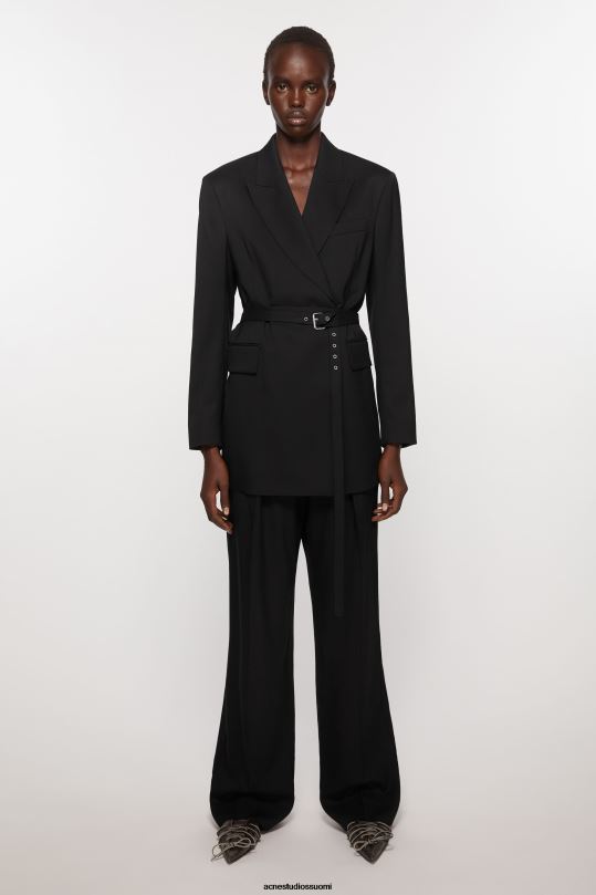 Acne Studios vaatteet musta 0VF2B120 rennon istuvuuden pukutakki