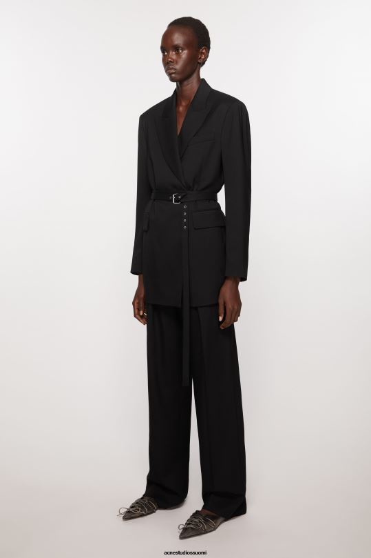 Acne Studios vaatteet musta 0VF2B120 rennon istuvuuden pukutakki