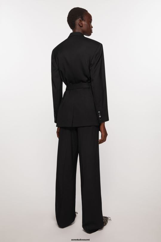 Acne Studios vaatteet musta 0VF2B120 rennon istuvuuden pukutakki