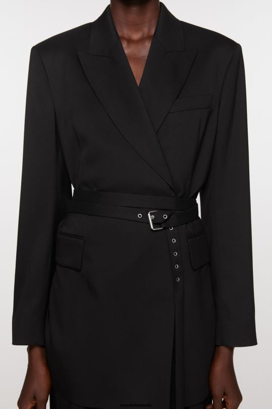 Acne Studios vaatteet musta 0VF2B120 rennon istuvuuden pukutakki