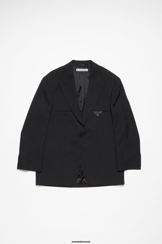 Acne Studios vaatteet musta 0VF2B124 yksirivinen takki