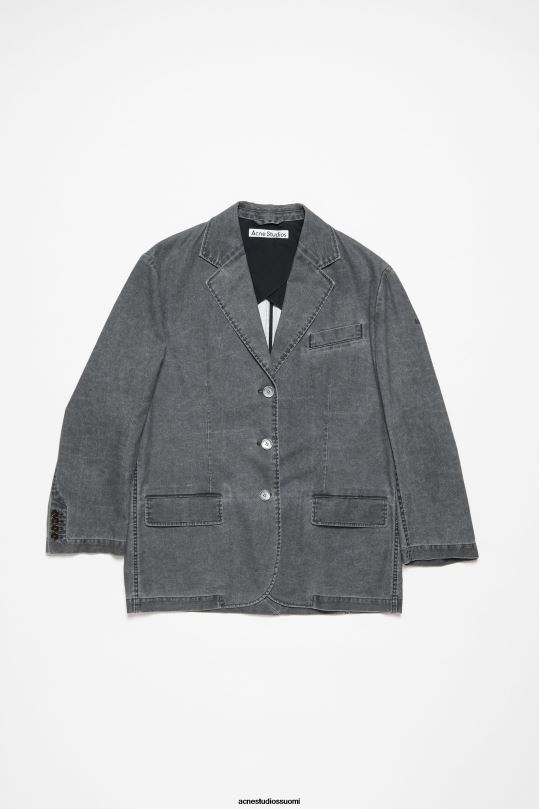 Acne Studios vaatteet musta 0VF2B126 rennon istuvuuden pukutakki