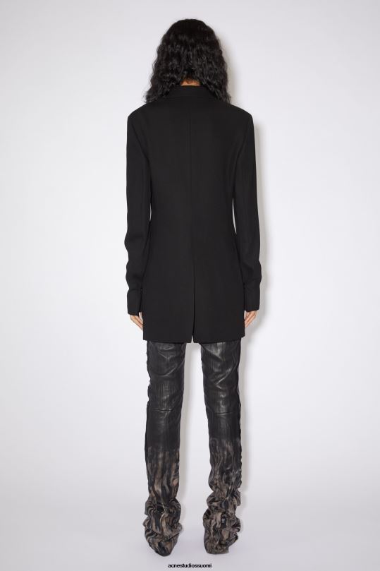 Acne Studios vaatteet musta 0VF2B132 istuva pukutakki