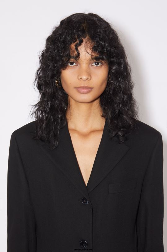 Acne Studios vaatteet musta 0VF2B132 istuva pukutakki