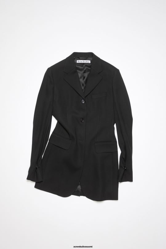 Acne Studios vaatteet musta 0VF2B132 istuva pukutakki