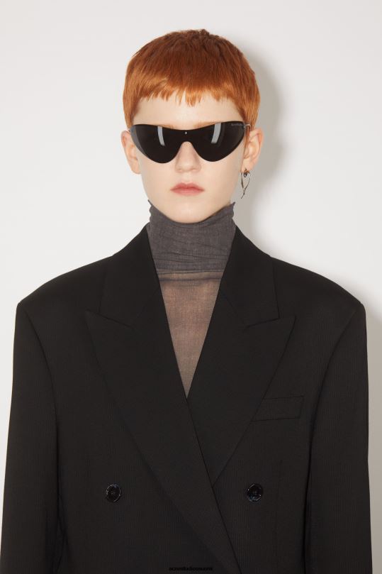 Acne Studios vaatteet musta 0VF2B135 rennon istuvuuden pukutakki