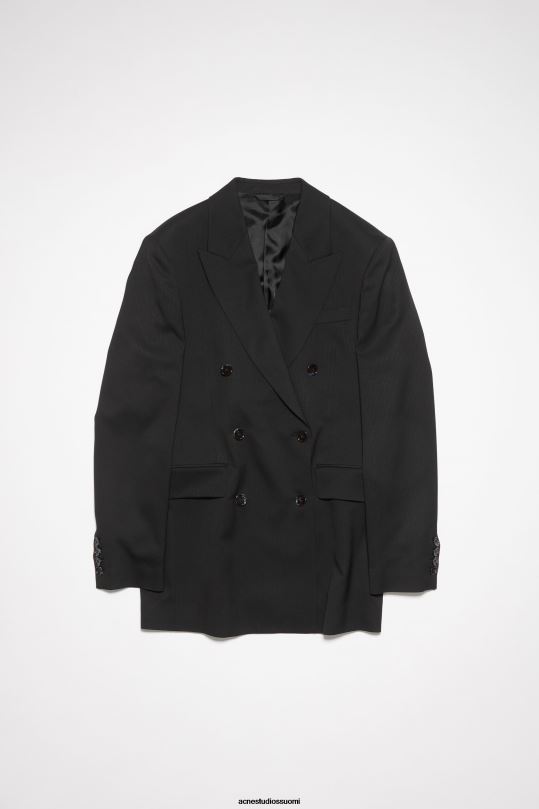 Acne Studios vaatteet musta 0VF2B135 rennon istuvuuden pukutakki