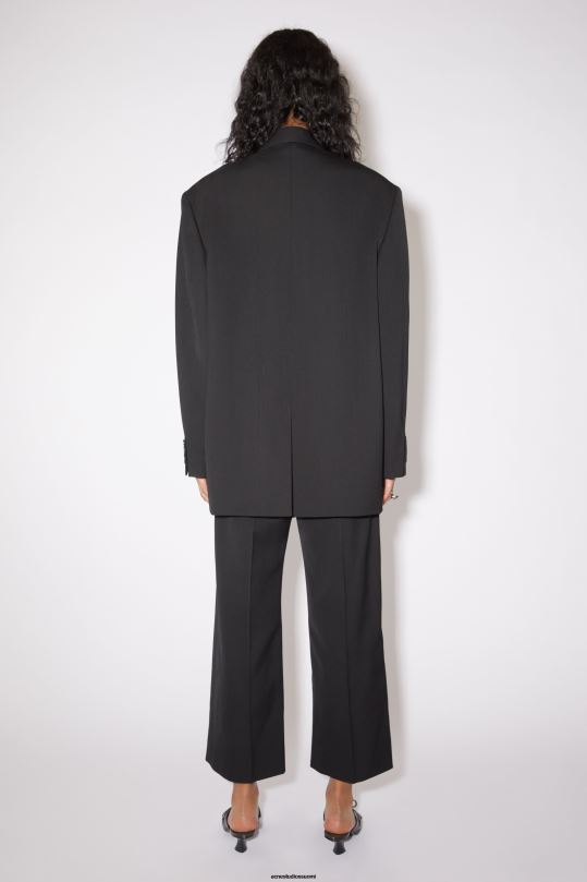 Acne Studios vaatteet musta 0VF2B137 rennon istuvuuden pukutakki
